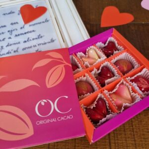 Caja 9 bombones Amor Amoc