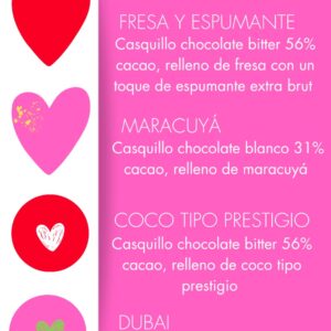 Caja 25 bombones Amor Amoc